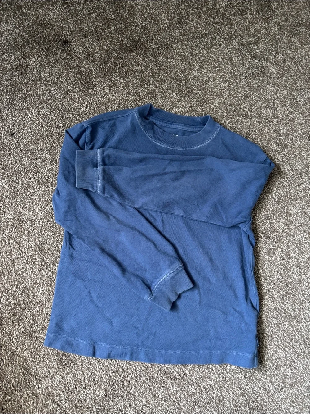GAP Boys Long Sleeve Tee in Blue